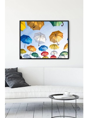 Hd Group (PSTER13225) Şemsiye Sanatsal Çerçeveli Tablo (30 x 40CM)