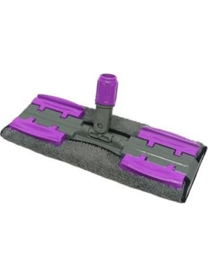 Hd Group Teleskopik Saplı, Mikrofiber Bezli Mop - 140 cm Uzunluktaki Teleskobik Sapi ve 360 Derece Dönebilen Uzayıp Kıslan Sap, Istediğin Bezi Tak Kullan Yedek Bezli Döner Saplı Mandallı Mop (Mor)