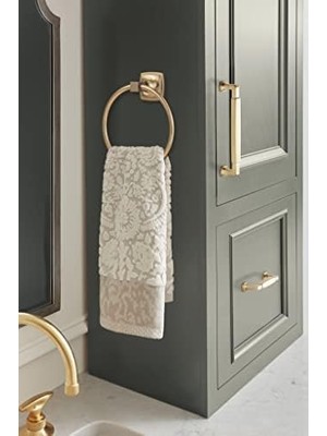 Hd Group BH36092CZ | Şampanya Bronz Havlu Halkası | 7-9/16 Inç (192 Mm) Uzunluk | Banyo Duvarı Için El Havluluk | Küçük Mutfak ve Banyo Aksesuarları
