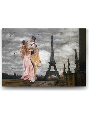 Hd Group Paris'te Son Tango Tablo - 100X70CM
