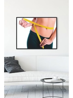 Hd Group (PSTER13362) Spor Diyet Çerçeveli Tablo (40X50CM)