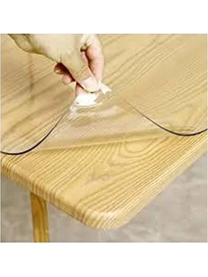 Die Grup Kalın Pvc Kaymaz Masa Örtüsü, 1,7 Mm, 80X110 cm