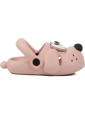 Feelup Incim Doggy Pudra Köpek Figürlü Sevimli Günlük Bahçe Sahil Plaj Kreş Unisex Çocuk Terlik&sandalet