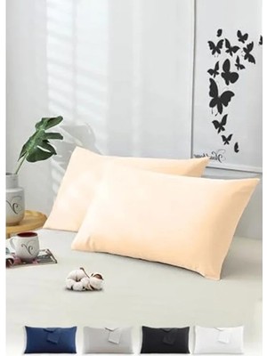 Die Grup Pamuklu 2'li Kapaklı Yastık Kılıfı, 50X70 Cm, Yumuşak ve Nefes Alabilir
