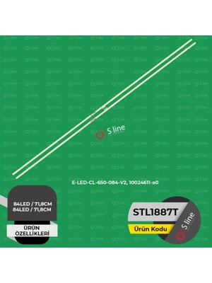 Renas Store 65" E-LED-CL-650-084-V2, 10024611-A0 Tv LED Bar