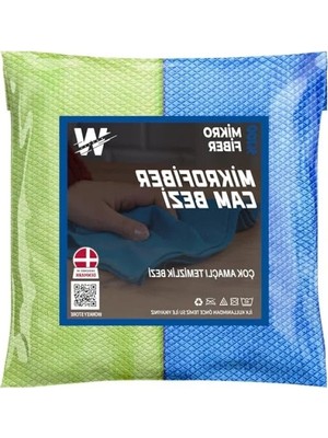 Die Grup Mikrofiber Oto Cam Bezi - 2'li Paket, 50X70 cm
