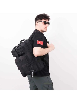 Kordak Siyah 30 Lt Ithal Tactical Sırt Çantası – Su Itici