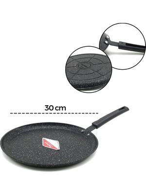 Renas Store 30CM Döküm Krep Tava (5047)