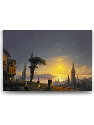 Die Grup Kanvas Tablo, Galata Kulesi, 90X60 cm