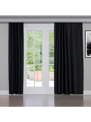 Die Grup Siyah Karartma Fon Perde: 150 x 250 cm Ebat ile Işık Kontrolü