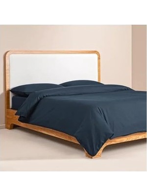 Die Grup Lacivert Yüzde Yüz Pamuk Percale Nevresim Seti, 200X220 cm