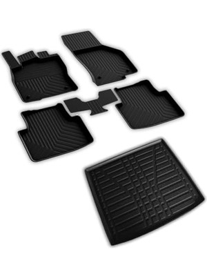 Die Grup Volkswagen Tiguan ile Uyumlu 4d Paspas ve Uzun Şase 3D Bagaj Havuzu 2017 2023