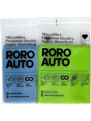 Die Grup Olimpos 2'li Mikrofiber Cam ve Jant Silme Bezi 40 x 40 cm