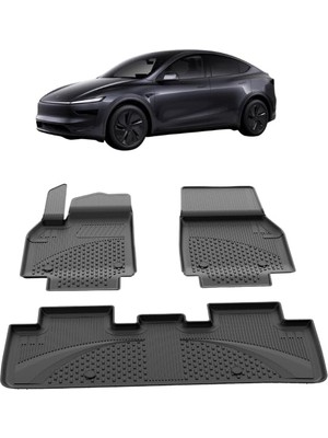 Die Grup Sahler Tesla Model Y Juniper 2025+ ile Uyumlu 4.5d Pro Premium Oto Havuzlu Paspas