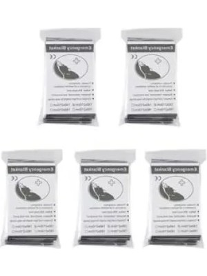Die Grup 5 Paket Çift Taraflı Acil Durum Battaniyesi - 130 x 210 cm