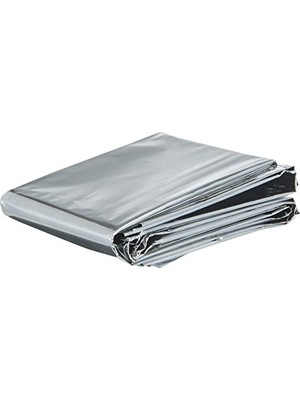 Die Grup Andoutdoor Trail Acil Durum Battaniye, 220 cm x 140 Cm, Rüzra ve Neme Dayanıklı, Gümüş