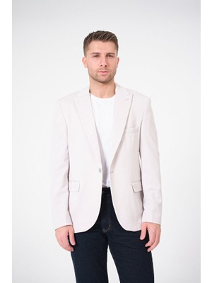 Bonesti Erkek Slim Fit Blazer Ceket Taş