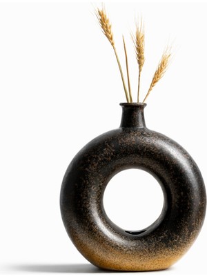 Warm Design Çok Renkli Porselen Vazo Xıx Salon Konsol Sehpa Dekoru