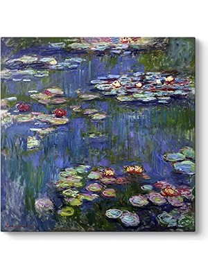 Die Grup Claude Monet - Water Lilies Tablosu 60 x 60