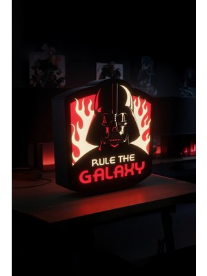 MEKTrend Star Wars Darth Vader Tasarımlı Dekoratif Aydınlatma (23X22CM)