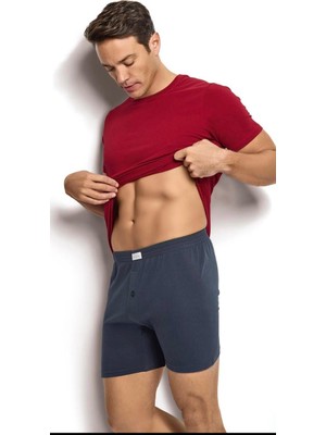 Jiber Erkek Havlu Bel Pamuklu Boxer 6 ADET-127
