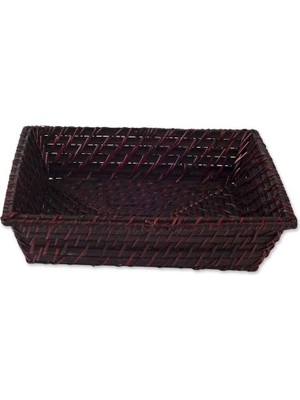 Epinox Rattan Servis Sunum Sepeti Rattan Sepet 28X36X11 cm