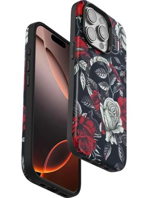 Sb Shopping Onegif Iphone 15 Flower Series Magsafe Kapak - Siyah