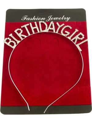 Mercansa Birthday Girl (Doğum Günü Kızı) Yazılı Taşlı Taç