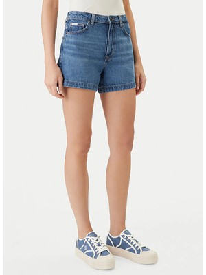 Guess Jeans Mavi Kadın Şort W5GD0SD5O13-GJLV