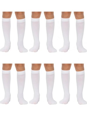 Penti Kız Çocuk Extra Cotton Okul Dizaltı Çorap 6'lı Paket