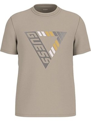 Guess Gri Erkek Regular Fit Baskılı T-Shirt Z6GI09K2859-G9I0 Gri T-Shirt