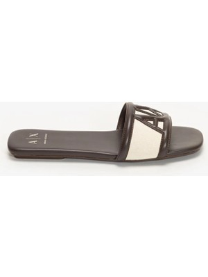 Armani Exchange Kahverengi Kadın Terlik XW002568