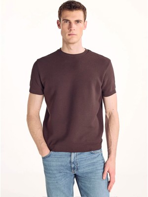 Ted Baker Kahverengi Erkek T-Shirt TBMRTS2047