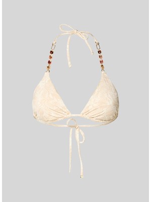 Guess Bej Kadın Desenli Bikini Üst E6GJ03KC692-PMIS