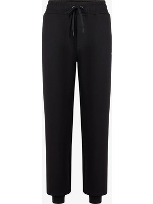 Aleg Siyah Erkek Regular Fit Logo Baskılı Sweatpant ALG25041 19-3911 Alegion Sweatpants