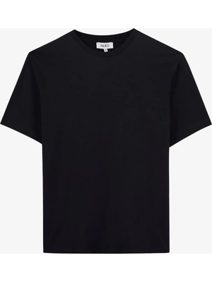 Aleg Siyah Erkek Oversize T-Shirt ALG25023 19-3911 Alegion T-Shirt