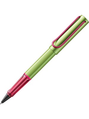 Lamy Al-Star Roller Kalem Koyu Yeşil - Pembe Alüminyum Disco Malzeme 1 Adet Modern Tasarım
