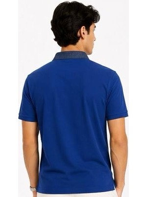 Lacoste Polo  Regular Fit Mavi Mono Yaka