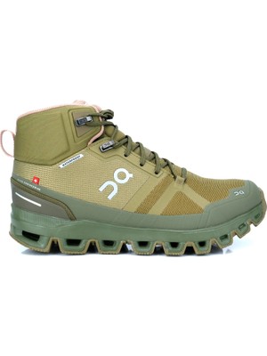 On Running On Cloudrock Waterproof 23-99245 Kadın Spor Ayakkabı Haki Sparksole