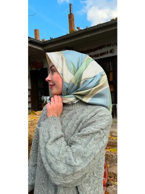 Belli Saf Twill Ipek Eşarp 4035D-06