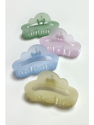 İlkyaz Fashion Bulut Renkli Mandal Toka 11 cm