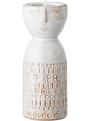 Warm Design Gri Porselen Vazo 14 cm Modern Dekoratif Vazo Şık Salon Ofis Ev Dekoru