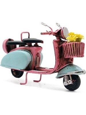 Aydogan's Dekoratif Metal Scooter Önü Sepetli