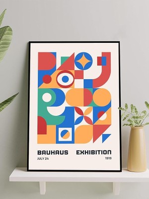 Bauhaus Sergisi, Bauhaus Sergisi, Soyut Sanat. Sanatsal Çerçeveli Tablo - Çerçeveli Poster