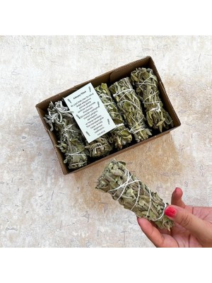 Adaçayı Tütsü 5 Adet (Natural White Sage Incense, Aura Cleansing White Sage, Enerji ve Arınma S
