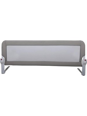 Bebek Güvenlik Yatak Bariyeri 120 cm Gri Katlanabilir Yatak Güvenlik Bariyeri