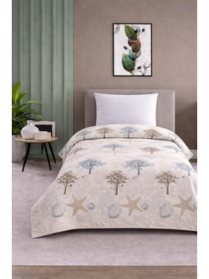 Kişilik Pike Yatak ÖRTÜSÜ%100 Pamuk 170X230 Ağaç Desen