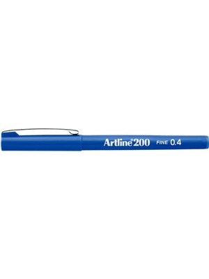 200 Fineliner 0.4mm Keçe Uçlu Kalem, Mavi