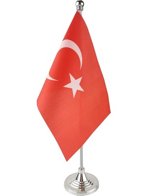 Abd Türkiye Masa Bayrağı, Sopa Küçük Mini Türk Bayrağı Ofis Masa Bayrağı, Stand Tabanlı