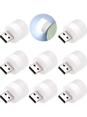 Mini LED Lambalar, Okuma Işığı, USB Gece Lambası, Mobil Led, Bebek Uykusu, Mobil Şarj Lambala